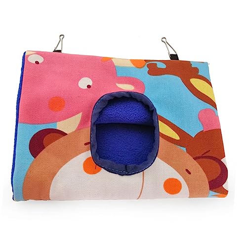 TOGEVAL Hängende Vogelhängematte Für Papageien Mittlere Aus Strapazierfähigem Canvas Mit Blauem Innenfutter Für Vögel Zum Schlafen Und Entspannen Für Käfige Und Fensterplätze TOGEVAL Hängende Vogelhängematte Für Papageien Mittlere Aus Strapazierfähigem Canvas Mit Blauem Innenfutter Für Vögel Zum Schlafen Und Entspannen Für Käfige Und Fensterplätze von TOGEVAL