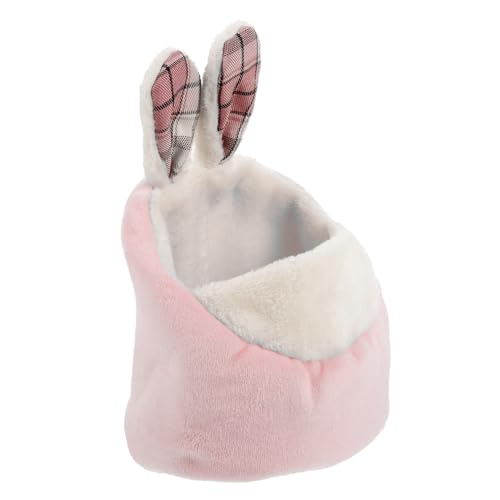 TOGEVAL Kuschelbett Für Kleintiere Weiches Warmes Nest Für Meerschweinchen Hamster Ratten Und Kaninchen Pflegeleichte Langlebige Schlafgelegenheit Stilvollem Design von TOGEVAL