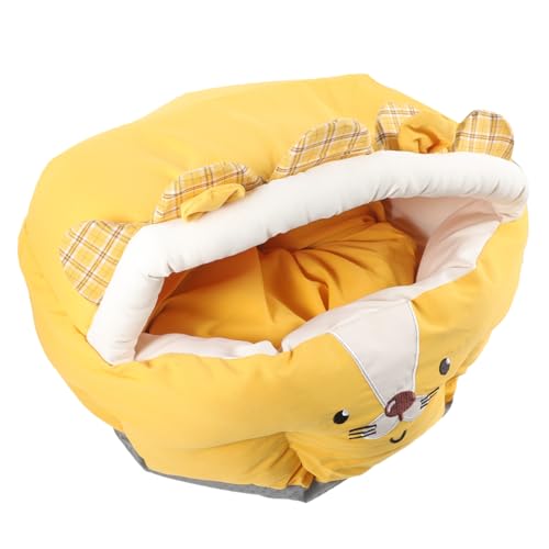 TOGEVAL Haustierbett pet Bed Dog beds katzenhöhlen Katzen bettchen katzenbettchen Kätzchen Bett warmes Katzennest hundehütte Bett Katzenheim Zuhause warmes Katzenhaus kurzer Plüsch Orange TOGEVAL Haustierbett pet Bed Dog beds katzenhöhlen Katzen bettchen katzenbettchen Kätzchen Bett warmes Katzennest hundehütte Bett Katzenheim Zuhause warmes Katzenhaus kurzer Plüsch Orange von TOGEVAL