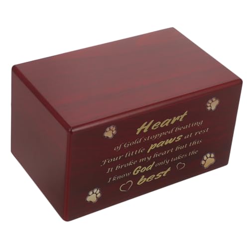 TOGEVAL Holzurne Für Haustiere Pet Cinerary Casket Hochwertigem Geeignet Für Hunde Und Katzen Mit Für Erinnerungsfotos Schöne An Geliebtes Tier TOGEVAL Holzurne Für Haustiere Pet Cinerary Casket Hochwertigem Geeignet Für Hunde Und Katzen Mit Für Erinnerungsfotos Schöne An Geliebtes Tier von TOGEVAL