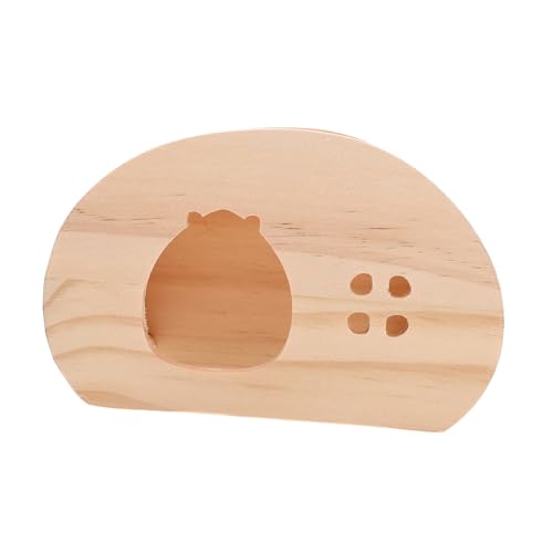 TOGEVAL Holz Hamsterhaus mit Nistplatz und Versteck Kleines Mehrkammerhaus aus Natürlichem Holz als Spiel und Schlafhaus für Hamster Meerschweinchen und Kleine Kleintiere TOGEVAL Holz Hamsterhaus mit Nistplatz und Versteck Kleines Mehrkammerhaus aus Natürlichem Holz als Spiel und Schlafhaus für Hamster Meerschweinchen und Kleine Kleintiere von TOGEVAL