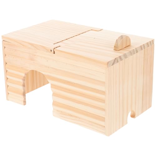 TOGEVAL Holz hamsterhaus Kleintier Nest Sicher Beißfest Warmes Versteck für Zwerghamster Chinchilla Kleines Haustier Spiel Schlafhaus Innenbereich TOGEVAL Holz hamsterhaus Kleintier Nest Sicher Beißfest Warmes Versteck für Zwerghamster Chinchilla Kleines Haustier Spiel Schlafhaus Innenbereich von TOGEVAL