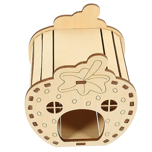 TOGEVAL Selbstbau Holz Hamster Versteck Erdbeeren Haus Für Kleine Tiere Sicherer Rückzugsort Aus Natürlichem Holz Gemütliche Und Atmungsaktive Umgebung Für Hamster Und Kleintiere TOGEVAL Selbstbau Holz Hamster Versteck Erdbeeren Haus Für Kleine Tiere Sicherer Rückzugsort Aus Natürlichem Holz Gemütliche Und Atmungsaktive Umgebung Für Hamster Und Kleintiere von TOGEVAL