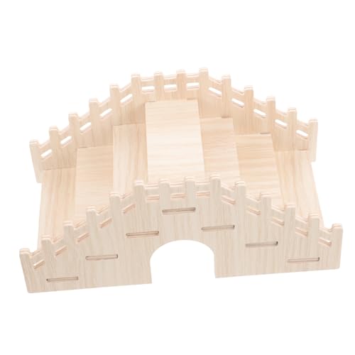 TOGEVAL Holzspielzeug Hamsterleiter Kletterbrücke aus Natürlichem Holz für Zwerghamster Kleintier Käfig Spielplatz zur Beschäftigung und Bewegung Geeignet TOGEVAL Holzspielzeug Hamsterleiter Kletterbrücke aus Natürlichem Holz für Zwerghamster Kleintier Käfig Spielplatz zur Beschäftigung und Bewegung Geeignet von TOGEVAL