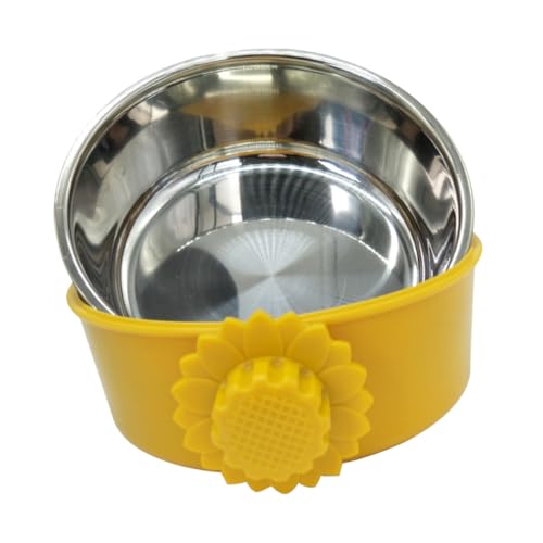 TOGEVAL Edelstahl Hund Schüssel Haustier Tragbare Wasser Flasche Große Größe L Auslaufsicheres Design Einfache Reinigung Outdoor Wandern von TOGEVAL