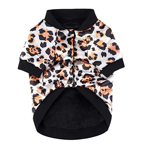 TOGEVAL Hundeweste Für Kleine Haustiere Atmungsaktive Und Warme Jacke Für Welpen Ideal Für Drinnen Und Draußen Leopardenmuster Größe TOGEVAL Hundeweste Für Kleine Haustiere Atmungsaktive Und Warme Jacke Für Welpen Ideal Für Drinnen Und Draußen Leopardenmuster Größe von TOGEVAL
