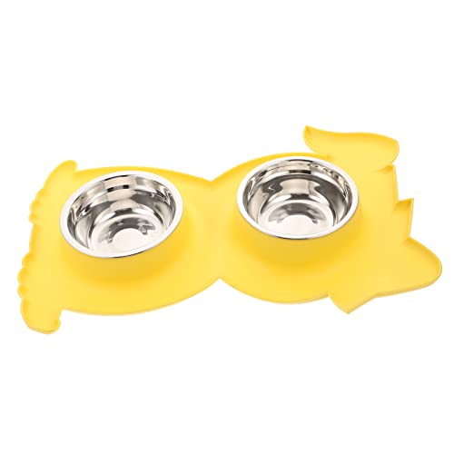 TOGEVAL Hundenapf Katzenfutter Hündchenschüsseln Hundefutter und Wassernapf edelstahlschüsseln edelstahlnapf katzennäpfe Futterspender für Katzen Futternapf für Haustiere pp Yellow TOGEVAL Hundenapf Katzenfutter Hündchenschüsseln Hundefutter und Wassernapf edelstahlschüsseln edelstahlnapf katzennäpfe Futterspender für Katzen Futternapf für Haustiere pp Yellow von TOGEVAL