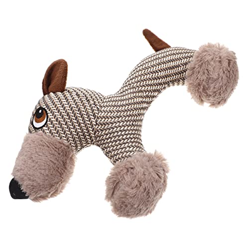 TOGEVAL Hund Kauen Spielzeug Sound Pet Squeezing Spielzeug für Welpen Plüsch Zahnen Spielzeug für Hunde TOGEVAL Hund Kauen Spielzeug Sound Pet Squeezing Spielzeug für Welpen Plüsch Zahnen Spielzeug für Hunde von TOGEVAL