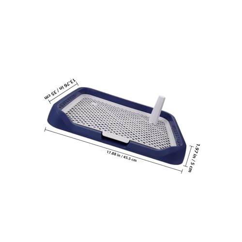 TOGEVAL Hundetoilette aus Stabilem Kunststoff Rutschfestes Welpen töpfchen für Kleine und Mittelgroße Hunde Einfach zu Reinigen Vielseitig für Zuhause Büro Küche und Bad Geeignet TOGEVAL Hundetoilette aus Stabilem Kunststoff Rutschfestes Welpen töpfchen für Kleine und Mittelgroße Hunde Einfach zu Reinigen Vielseitig für Zuhause Büro Küche und Bad Geeignet von TOGEVAL