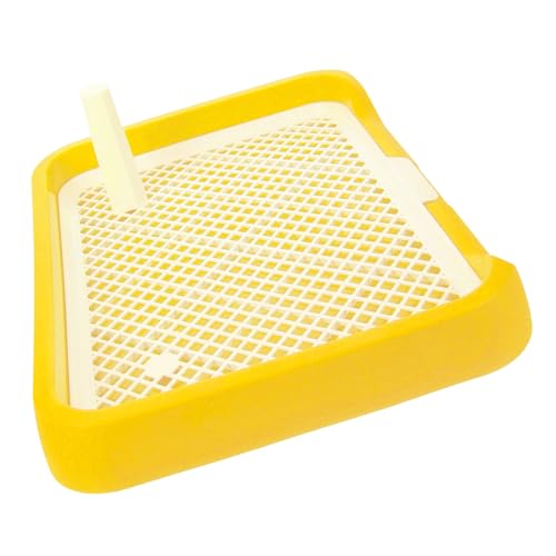 TOGEVAL Puppy Toilet Splashproof Hunde Toilette Mit Großem Fassungsvermögen Geeignet Für Kleine Und Große Hunde Wiederverwendbare Hundepinkeleinlage Für Zuhause Und von TOGEVAL