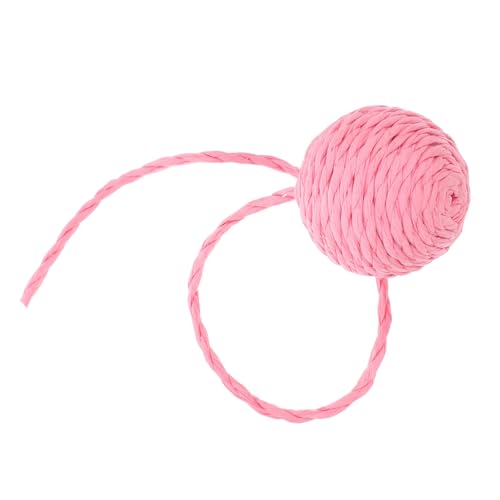 TOGEVAL Interaktives Katzenspielzeug Sisalseil Ersatzball mit Glocke Robustes Katzenspiel Accessoire für Kratzbaum Fördert Kratzen und Geeignet für Indoor Katzen TOGEVAL Interaktives Katzenspielzeug Sisalseil Ersatzball mit Glocke Robustes Katzenspiel Accessoire für Kratzbaum Fördert Kratzen und Geeignet für Indoor Katzen von TOGEVAL