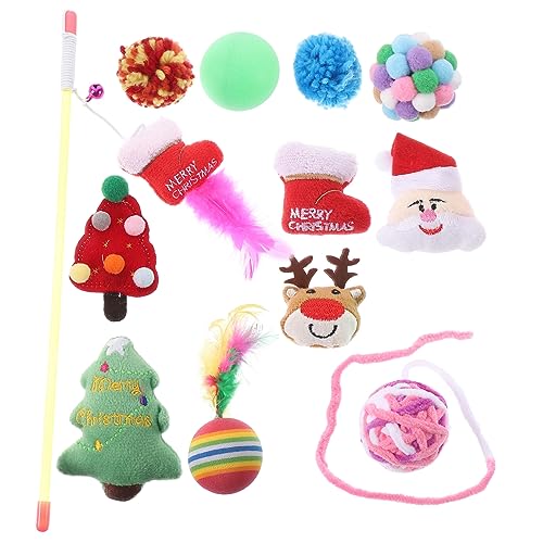 TOGEVAL Reizen Sie Ihre Katze Dieses Weihnachten 12 Stück interaktives Katzenminze-Set für Kätzchen und Katzen TOGEVAL Reizen Sie Ihre Katze Dieses Weihnachten 12 Stück interaktives Katzenminze-Set für Kätzchen und Katzen von TOGEVAL