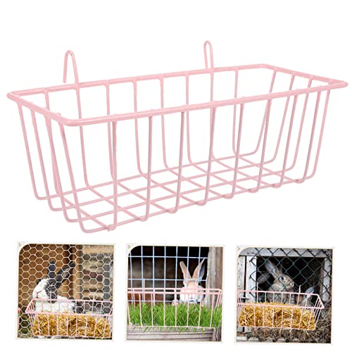TOGEVAL Kaninchen Heuraufe Metall Futterspender mit Haken zum Aufhängen Stabiler Halter für Kleine Haustiere Platzsparend und Langlebig Geeignet für Hasen und Meerschweinchen in Käfigen TOGEVAL Kaninchen Heuraufe Metall Futterspender mit Haken zum Aufhängen Stabiler Halter für Kleine Haustiere Platzsparend und Langlebig Geeignet für Hasen und Meerschweinchen in Käfigen von TOGEVAL