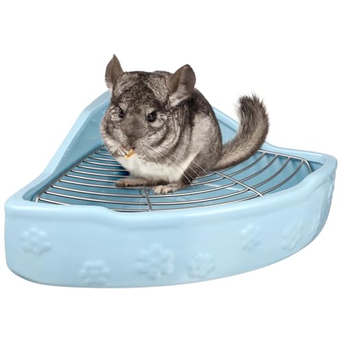 TOGEVAL Toilettentraining für Kaninchen Töpfchen für Haustiere Katzentoilette aus Keramik fächerförmiges Haustierzubehör leicht zu reinigen auslaufsicher für Kaninchen Meerschweinchen Hamster TOGEVAL Toilettentraining für Kaninchen Töpfchen für Haustiere Katzentoilette aus Keramik fächerförmiges Haustierzubehör leicht zu reinigen auslaufsicher für Kaninchen Meerschweinchen Hamster von TOGEVAL