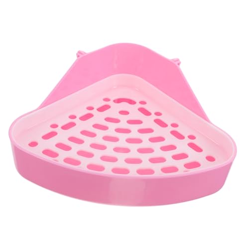 TOGEVAL Kasten Kaninchentoilette Kleine Katzentoilette Spielzeughase Katzentoilette Für Haustiere Quadratisches Tablett Hamster-töpfchenstreu Quadratische Grillpfanne Plastik Rosa TOGEVAL Kasten Kaninchentoilette Kleine Katzentoilette Spielzeughase Katzentoilette Für Haustiere Quadratisches Tablett Hamster-töpfchenstreu Quadratische Grillpfanne Plastik Rosa von TOGEVAL