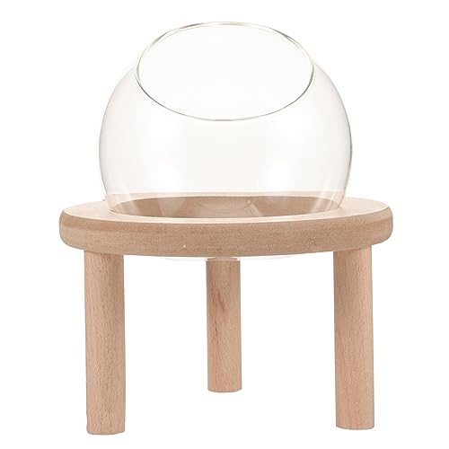 TOGEVAL Kasten Sandbadbehälter Für Hamster Lemming-Badezimmer Kleine Behälter Kleintierzubehör Badezubehör Haustierzubehör Hamster Badesand Hamster Hamsterkäfig Chinchilla-trockenbad Holz von TOGEVAL
