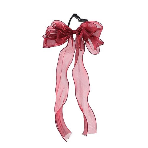 TOGEVAL Katzenbogen Partybevorzugung Für Haustiere Kätzchen-Ornament Kleines Hundehalsband Halsschmuck Für Haustiere Katze Fliegen Katzenhalsband Mit Fliege Modeschmuck Rot Satin- von TOGEVAL