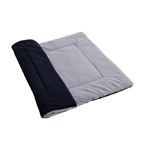 TOGEVAL 60x40cm Haustier Katzenkissen Warme Pads für Indoor-Katzen Hunde Wendbare Haustiermatten Weiche Bodenmatratze Wärmematerial Navy TOGEVAL 60x40cm Haustier Katzenkissen Warme Pads für Indoor-Katzen Hunde Wendbare Haustiermatten Weiche Bodenmatratze Wärmematerial Navy von TOGEVAL