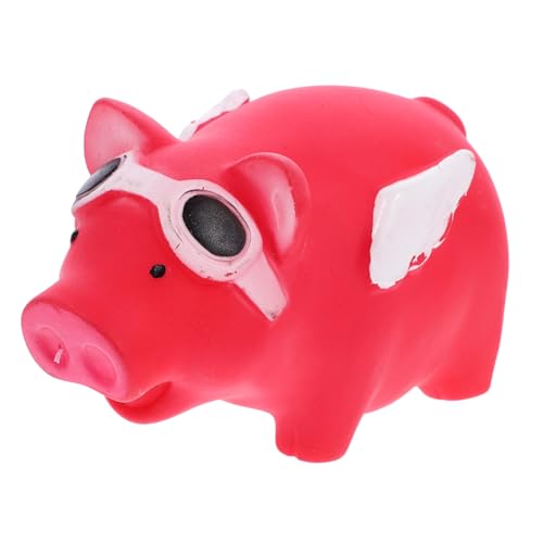TOGEVAL Kauspielzeug Für Hunde Lustiges Schwein Spielzeug Für Kleine Hunde Interaktives Plüschspielzeug Für Welpen Fördert Bewegung Und Spielvergnügen Für Drinnen Und Draußen von TOGEVAL