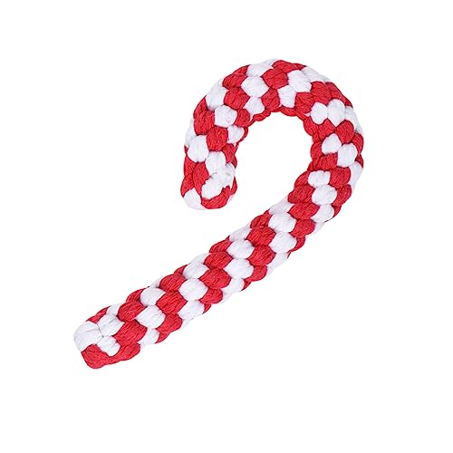 TOGEVAL Kauspielzeug Für Hunde Weihnachts Baumwollseil Kauknochen Für Zahnpflege Langlebiges Kauspielzeug Für Haustiere Zufällige Farben Ideal Für Spiel Und Kauvergnügen TOGEVAL Kauspielzeug Für Hunde Weihnachts Baumwollseil Kauknochen Für Zahnpflege Langlebiges Kauspielzeug Für Haustiere Zufällige Farben Ideal Für Spiel Und Kauvergnügen von TOGEVAL