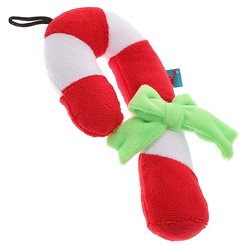 TOGEVAL Interaktives Hundespielzeug quietschendes rotes Gummistäbchen Haustierspielzeug aus ungiftigem Gummi bissfest Weihnachten für Hunde TOGEVAL Interaktives Hundespielzeug quietschendes rotes Gummistäbchen Haustierspielzeug aus ungiftigem Gummi bissfest Weihnachten für Hunde von TOGEVAL