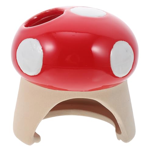 TOGEVAL Keramik Hamsterhaus Rot Pilzförmiges Versteck mit offenem Boden zur Kühlung Kleintier Nest für Zwerghamster und Kleine Haustiere Leicht Tragbar und Einfach zu Reinigen TOGEVAL Keramik Hamsterhaus Rot Pilzförmiges Versteck mit offenem Boden zur Kühlung Kleintier Nest für Zwerghamster und Kleine Haustiere Leicht Tragbar und Einfach zu Reinigen von TOGEVAL