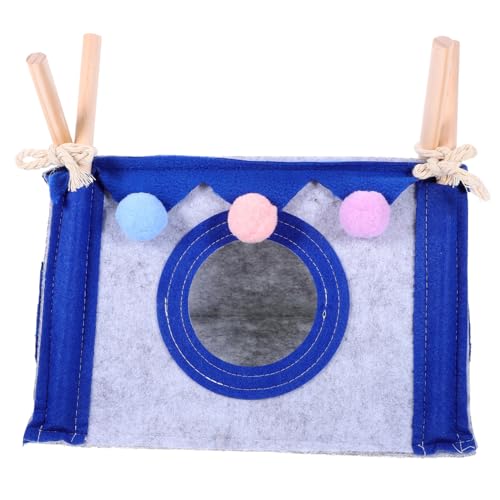 TOGEVAL Haustier-versteck-Nest Meerschweinchen Hamster Versteck Eckzelt Warmes Bett Kleiner Haustier-schlafplatz von TOGEVAL