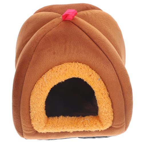 TOGEVAL Kleintier Haus Warmes Plüschbett für Kaninchen Hamster Igel Meerschweinchen Winter Kuschelnest für Kleine Haustiere Drinnen TOGEVAL Kleintier Haus Warmes Plüschbett für Kaninchen Hamster Igel Meerschweinchen Winter Kuschelnest für Kleine Haustiere Drinnen von TOGEVAL