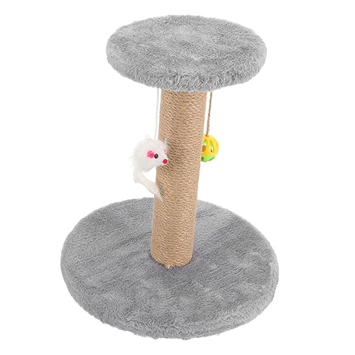 TOGEVAL Kratzbaum Für Katzen Aus Sisal Dekorativer Kätzchenkratzer, Katzenkletterer Vertikaler Kratzbaum Kratzkletterer Für Katzen Bequemer Kätzchenkratzer Katzenkratzer Grey Massivholz TOGEVAL Kratzbaum Für Katzen Aus Sisal Dekorativer Kätzchenkratzer, Katzenkletterer Vertikaler Kratzbaum Kratzkletterer Für Katzen Bequemer Kätzchenkratzer Katzenkratzer Grey Massivholz von TOGEVAL