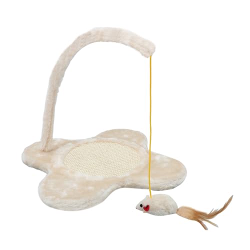 TOGEVAL Blumenförmiger Sisal-kratzbaum Für Katzen Mit Hängender Kratzspielzeug Für Kätzchen Und Katzen Elegantes Design Für Gesundes Spielen Und Kratzen Für Jedes Zuhause von TOGEVAL