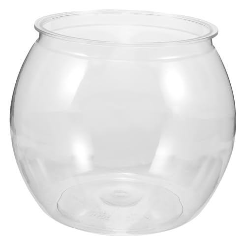 TOGEVAL Transparentes Aquarium Aus Kunststoff Für Goldfische Und Betta-Fische Bruchsicherer Fischbehälter Für Büro Zuhause Und Dekoration Für Reptilien TOGEVAL Transparentes Aquarium Aus Kunststoff Für Goldfische Und Betta-Fische Bruchsicherer Fischbehälter Für Büro Zuhause Und Dekoration Für Reptilien von TOGEVAL