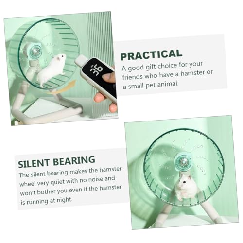 TOGEVAL Leises Dekoratives Hamsterrad Kompaktes Laufrad für Zwerghamster Mäuse Chinchillas und Igel Schützendes Design für Wirbelsäule Geräuscharm Langlebiges Kleintierzubehör TOGEVAL Leises Dekoratives Hamsterrad Kompaktes Laufrad für Zwerghamster Mäuse Chinchillas und Igel Schützendes Design für Wirbelsäule Geräuscharm Langlebiges Kleintierzubehör von TOGEVAL