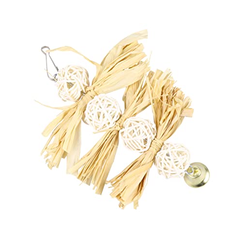 TOGEVAL Hängendes Papageien-Spielzeug Mit Loofah-schaukel Rattanball Und Glocke Umweltfreundliches Kauspielzeug Für Kleine Und Mittlere Vögel Für Käfig Und Garten TOGEVAL Hängendes Papageien-Spielzeug Mit Loofah-schaukel Rattanball Und Glocke Umweltfreundliches Kauspielzeug Für Kleine Und Mittlere Vögel Für Käfig Und Garten von TOGEVAL