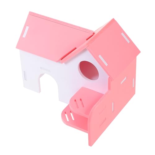 TOGEVAL Stilvolles Hamsterhaus-versteck Meerschweinchen-versteck Spielzeug-zubehör Mini-rattenkäfig-versteck Heim-rattenversteck Sicher Für Haustiere von TOGEVAL