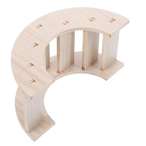 TOGEVAL Meerschweinchenspielzeug, Hamsterbrückenplattform, Rattenleiter, Hamsterkletterleiter, Chinchillaleiterspielzeug, Chinchillakletterleiter, Hamsterzubehör, Holzleiter, TOGEVAL Meerschweinchenspielzeug, Hamsterbrückenplattform, Rattenleiter, Hamsterkletterleiter, Chinchillaleiterspielzeug, Chinchillakletterleiter, Hamsterzubehör, Holzleiter, von TOGEVAL