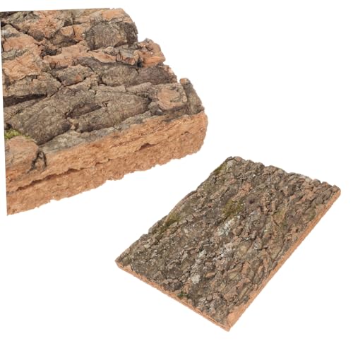 TOGEVAL Natürliche Korkrinde Terrarium Dekoration Klettermatte für Reptilien und Kleintiere Robuste Baumrinde Plattform für Echsen und Landschildkröten mit Natürlicher Struktur TOGEVAL Natürliche Korkrinde Terrarium Dekoration Klettermatte für Reptilien und Kleintiere Robuste Baumrinde Plattform für Echsen und Landschildkröten mit Natürlicher Struktur von TOGEVAL