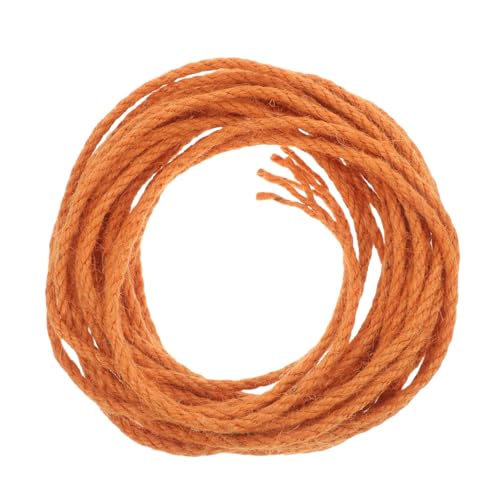 TOGEVAL Sisalseil Für Kratzbaum Orange 10m Kratzbaum Juteseil Kratzmaterial von TOGEVAL