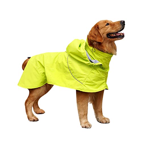 TOGEVAL Hunderegenjacke Haustier-Regenmantel Hoher Kragen Nylon Hunderegen für bis Große Hunde TOGEVAL Hunderegenjacke Haustier-Regenmantel Hoher Kragen Nylon Hunderegen für bis Große Hunde von TOGEVAL