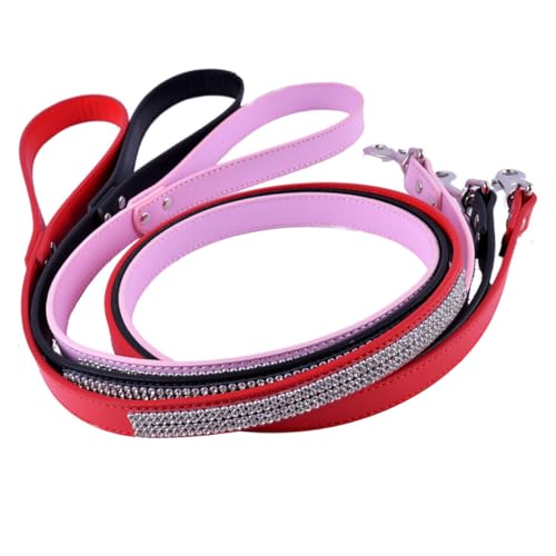 TOGEVAL PU Hundeleine mit Funkelnden Strasssteinen Sanft und Flexibel für Kleine Hunde zum Training Spazieren Gehen Joggen und Camping Farbintensiv Blau Komfortabel und Robust TOGEVAL PU Hundeleine mit Funkelnden Strasssteinen Sanft und Flexibel für Kleine Hunde zum Training Spazieren Gehen Joggen und Camping Farbintensiv Blau Komfortabel und Robust von TOGEVAL