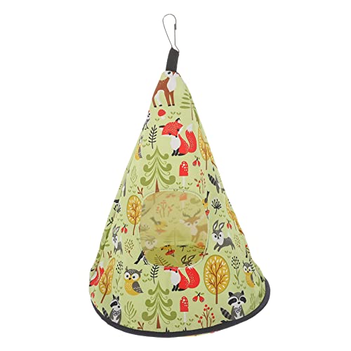 TOGEVAL Papageiennest Buntes Nestspielzeug Vogel-nickerchenspielzeug Weiches Stoffbett Hängematte Zum Aufhängen für Papageien Haustierkäfig-hängematte TOGEVAL Papageiennest Buntes Nestspielzeug Vogel-nickerchenspielzeug Weiches Stoffbett Hängematte Zum Aufhängen für Papageien Haustierkäfig-hängematte von TOGEVAL
