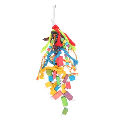 TOGEVAL Robustes Papageien-beißspielzeug Für Vogelarten Sicheres Material Vogel-hängespielzeug TOGEVAL Robustes Papageien-beißspielzeug Für Vogelarten Sicheres Material Vogel-hängespielzeug von TOGEVAL