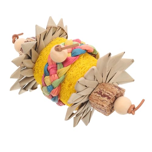 TOGEVAL Vogel Kauspielzeug Für Sittiche Papagei Luffa Spielzeug Palmblatt Design Vogel Molar Spielzeug TOGEVAL Vogel Kauspielzeug Für Sittiche Papagei Luffa Spielzeug Palmblatt Design Vogel Molar Spielzeug von TOGEVAL