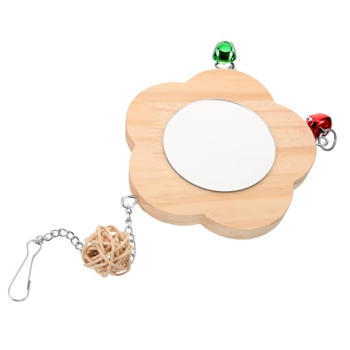 TOGEVAL Papagei Spielzeug Spiegel Glocke Große Vogel Spiegel für Käfig Sittich Spiegel Spielzeug Dekorative Vogel Zubehör TOGEVAL Papagei Spielzeug Spiegel Glocke Große Vogel Spiegel für Käfig Sittich Spiegel Spielzeug Dekorative Vogel Zubehör von TOGEVAL