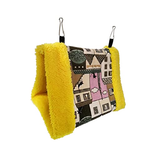 TOGEVAL Hängende Papageien-hängematte Winterfeste Dicke Dreiecks-nestschaukel Für Kleine Haustiere Farbe Nr Bequemes Schlafbett Für Vögel Und Nagetiere TOGEVAL Hängende Papageien-hängematte Winterfeste Dicke Dreiecks-nestschaukel Für Kleine Haustiere Farbe Nr Bequemes Schlafbett Für Vögel Und Nagetiere von TOGEVAL