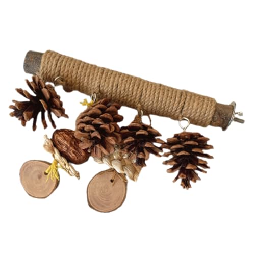 TOGEVAL Vogel Sitzstangen für Käfig Papagei Sitzstange Ständer Sittich Käfig Zubehör Papagei Pfote Schleifen Stick Spielzeug TOGEVAL Vogel Sitzstangen für Käfig Papagei Sitzstange Ständer Sittich Käfig Zubehör Papagei Pfote Schleifen Stick Spielzeug von TOGEVAL