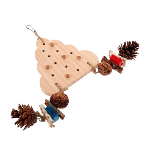 TOGEVAL Hängendes Papageien Spielzeug Mit Kauspielzeug-Funktion Für Vögel Fördert Das Zähneknirschen Sicheres Spielzeug Aus Natürlichen Materialien Für Papageienarten Geeignet Spaß TOGEVAL Hängendes Papageien Spielzeug Mit Kauspielzeug-Funktion Für Vögel Fördert Das Zähneknirschen Sicheres Spielzeug Aus Natürlichen Materialien Für Papageienarten Geeignet Spaß von TOGEVAL