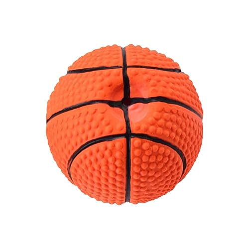 TOGEVAL Hundespielzeug Mit Quietschfunktion Latex Kauspielzeug Für Haustiere Basketball-Design Für Das Molarenspiel TOGEVAL Hundespielzeug Mit Quietschfunktion Latex Kauspielzeug Für Haustiere Basketball-Design Für Das Molarenspiel von TOGEVAL