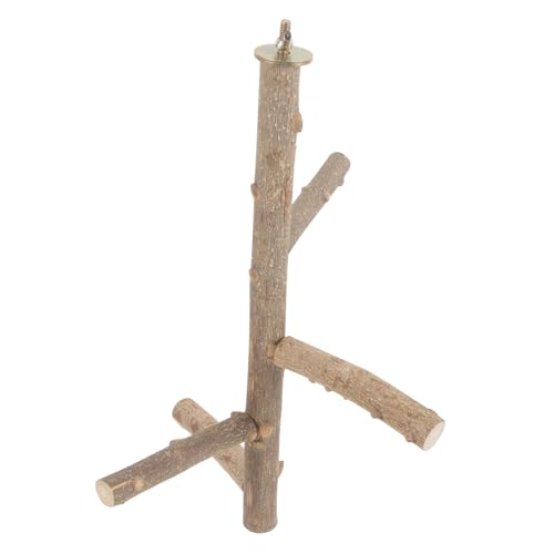 TOGEVAL Vogelspielzeug Für Sittiche Holz-papagei-sitzstange Natürlicher Vogelsitzstangenständer Für Vögel Zubehör TOGEVAL Vogelspielzeug Für Sittiche Holz-papagei-sitzstange Natürlicher Vogelsitzstangenständer Für Vögel Zubehör von TOGEVAL