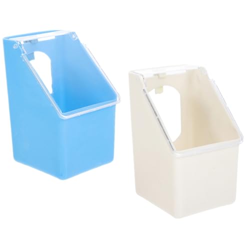 TOGEVAL Plastik Hängefutterbox Für Tauben Hängender Taubenfütterer Futterbehälter Für Vögel Cage Accessory Hängender Feeder Robuster Vogel Futterspender Und von TOGEVAL
