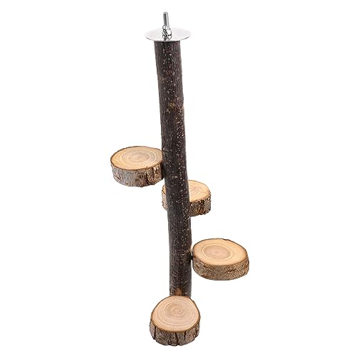 TOGEVAL Holz rotierenden Plattform Vogel Sitzstange für Käfig Papagei Ständer Spielzeug interaktive Hamster Zubehör TOGEVAL Holz rotierenden Plattform Vogel Sitzstange für Käfig Papagei Ständer Spielzeug interaktive Hamster Zubehör von TOGEVAL